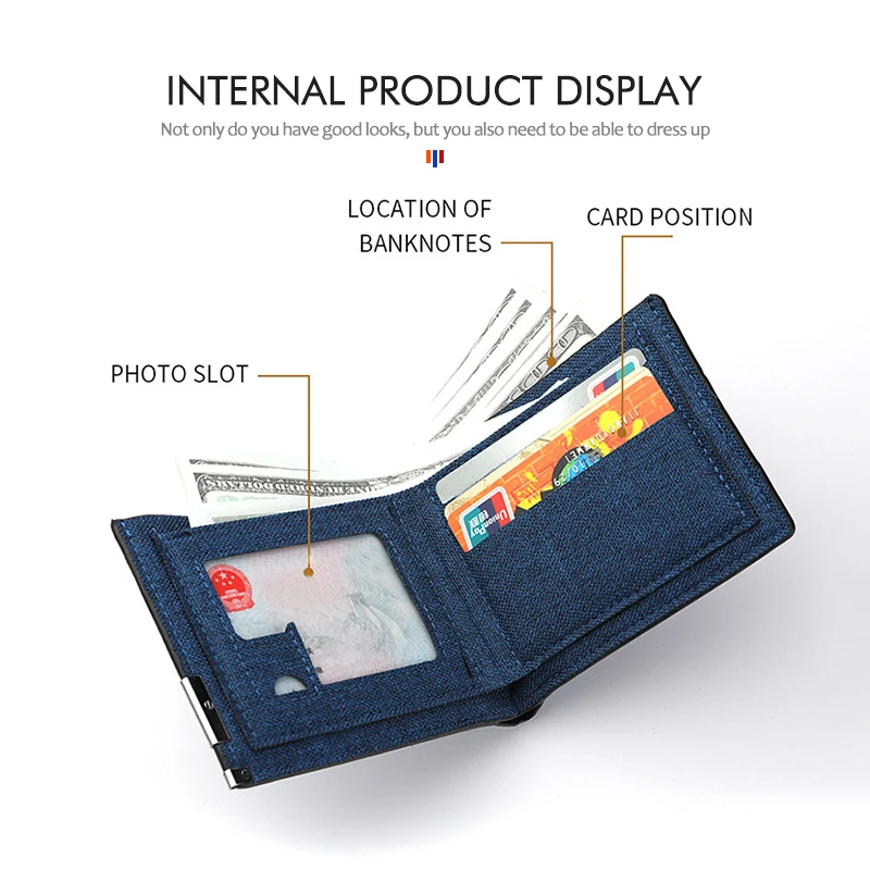 الرجال عالية السعة أكسفورد القماش محفظة حمل بطاقات الائتمان لبيجو 206 207 208 407 508 5008 106 107 205 4008 301 607 #5
