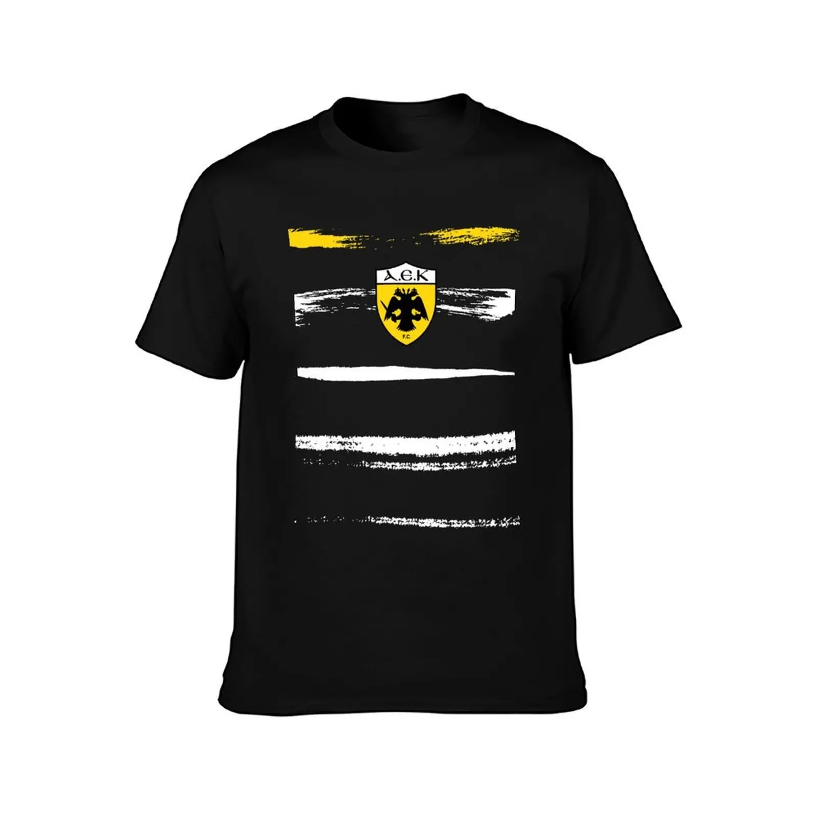 AEK ATHENS T-Shirt Sports Casual Short Sleeve Cotton Tee