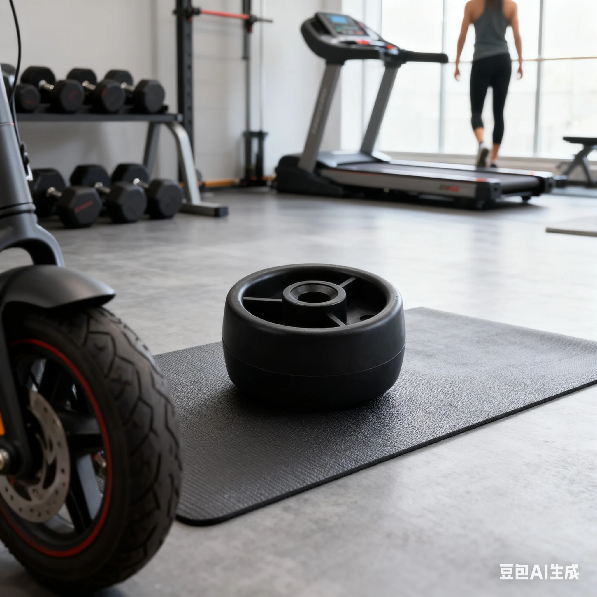 

4-Piece Fitness Equipment Rollers -55x18x8mm Caster Wheels For Treadmills & Exercise Bikes Reliable Gym Gear Rolling Parts