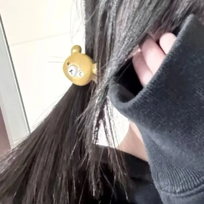 

Rilakkuma милая резинка для волос с героями мультфильмов Brother Xiong Sister Xiong аксессуар для волос девичье сердце твида резинка эластичная резинка для волос