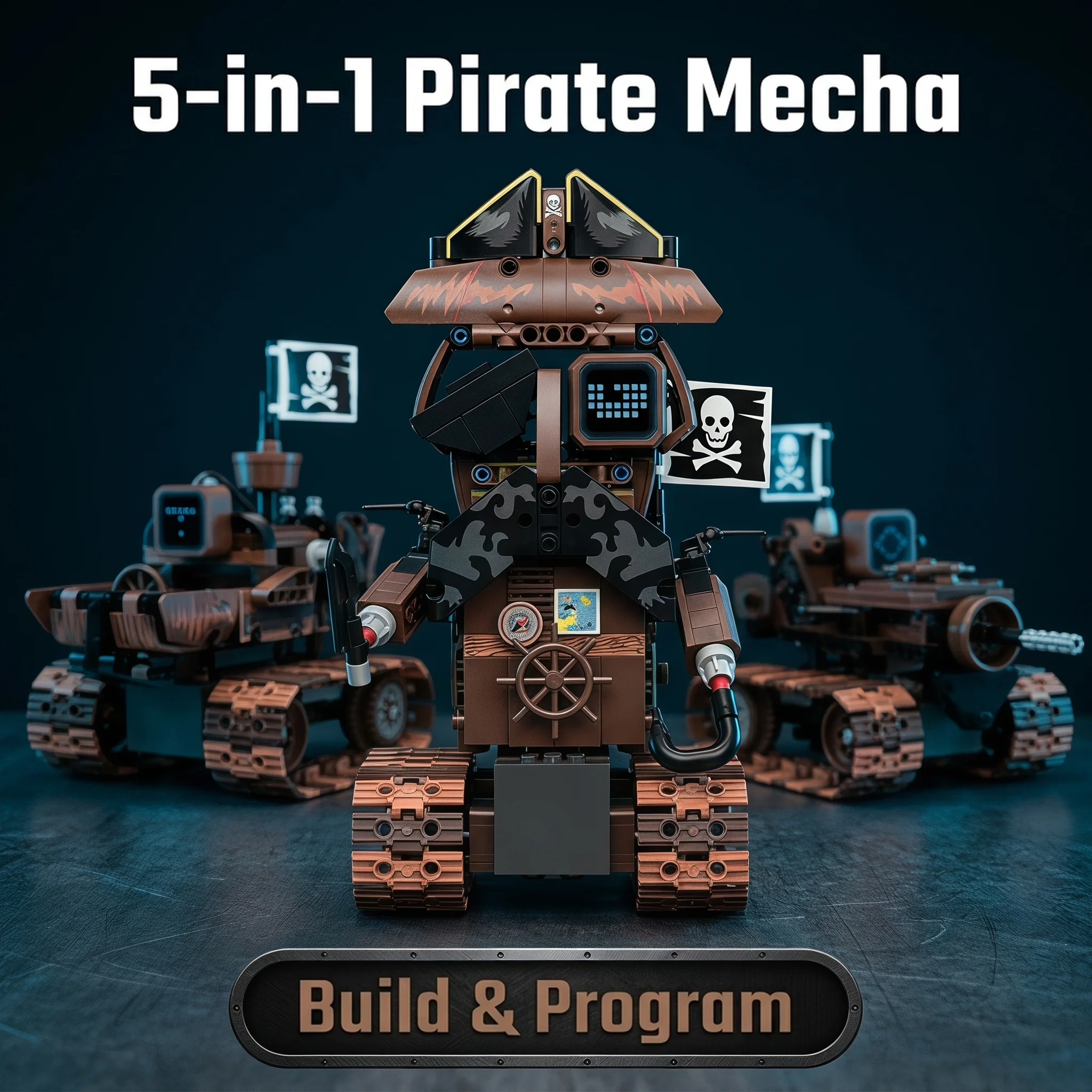 set-de-construccion-de-robot-pirata-transformable-5-en-1-bloques-de-construccion-interactivos-con-pantalla-led-juguete-diy-para-todas-las-edades