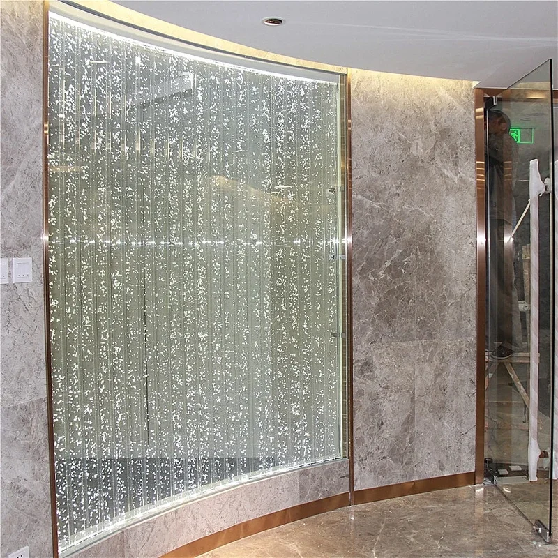 custom.Hot Sale Interior LED Dancing Fountain Acrylic Material Color Changing LED Lights Movable