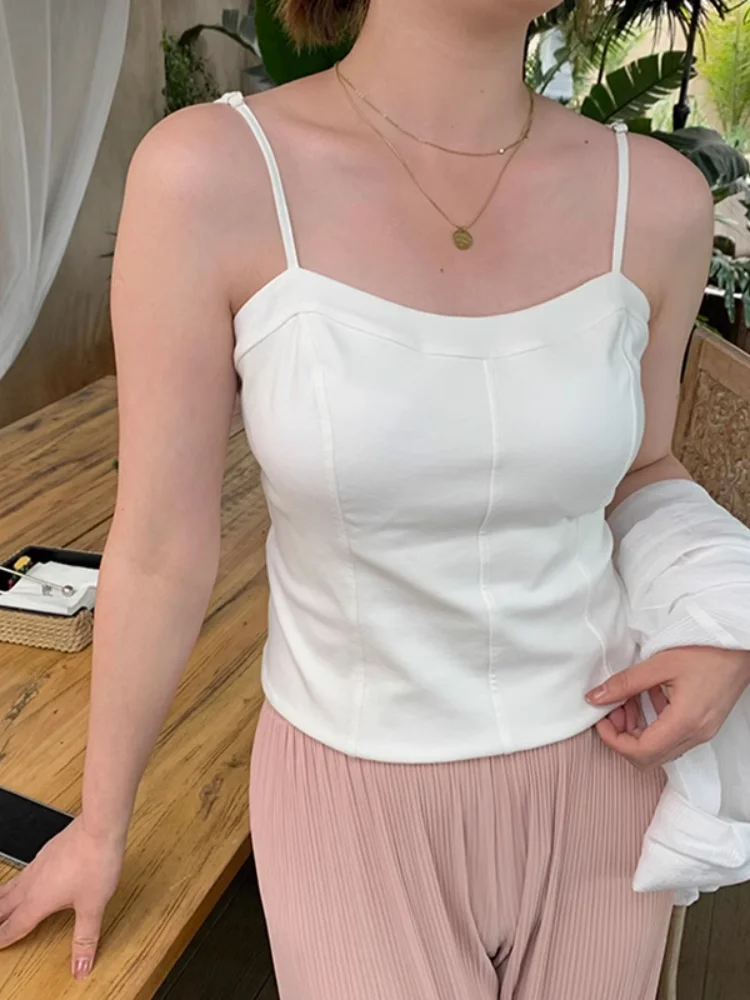 플러스 사이즈 원피스 코르셋 탱크탑 여성용 가을 슬리밍 베이스 레이어 내장형 가슴 패드 사이드 브레스트 숨김 소형 탑