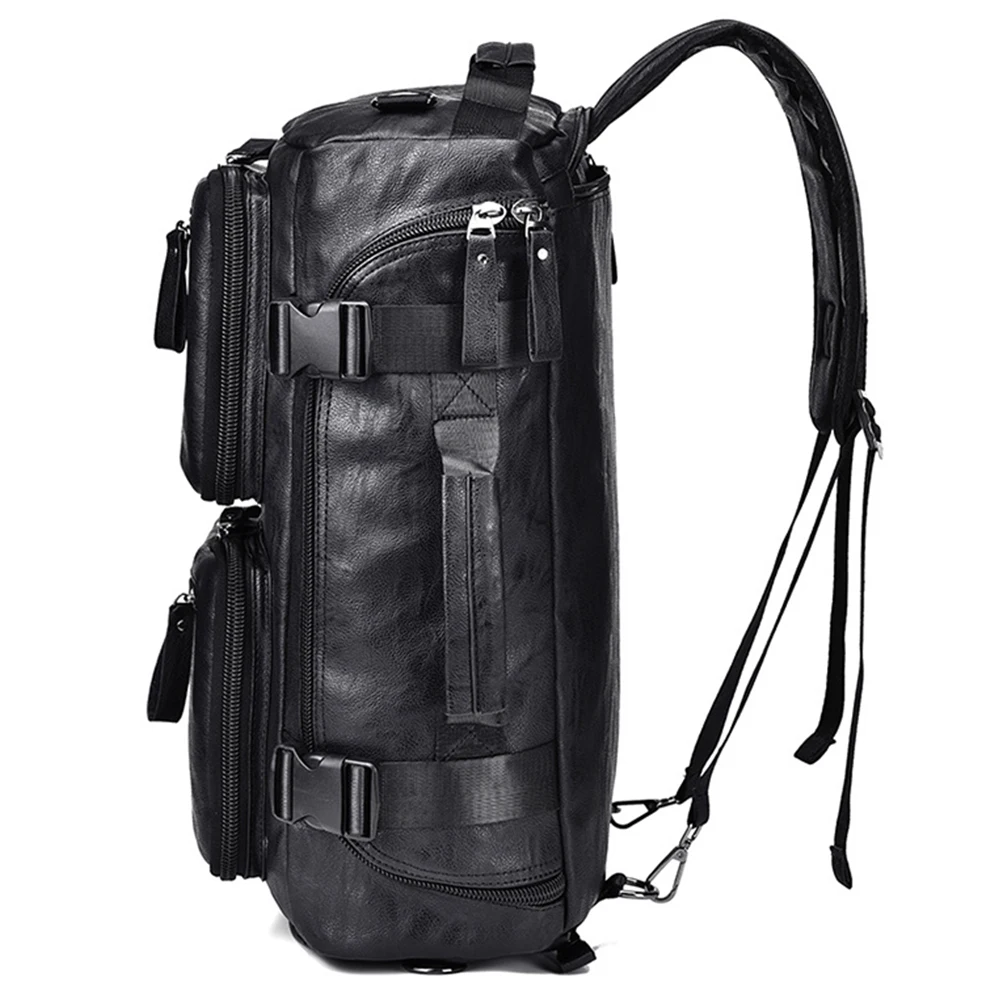 New Men\'s Large Capacity Travel Backpack Business Trip Handbag Multi Functional Backpack Single Shoulder Crossbody Bag