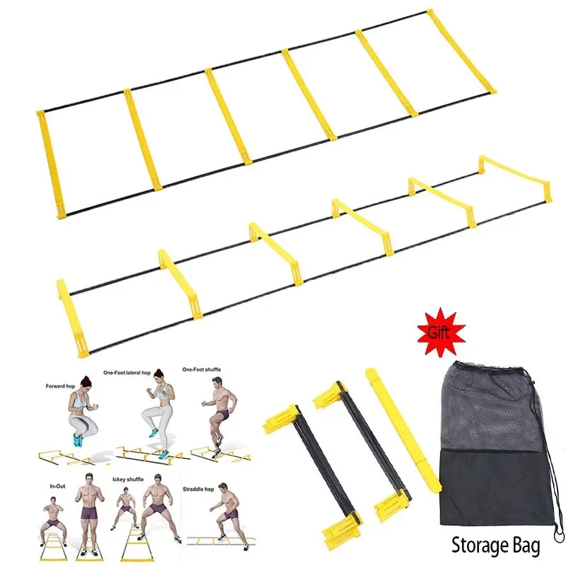 

Football Training Agility Ladders Dual-purpose Stairs Soccer Basketball Foot Speed Training Fitness Ladder Football Accessories