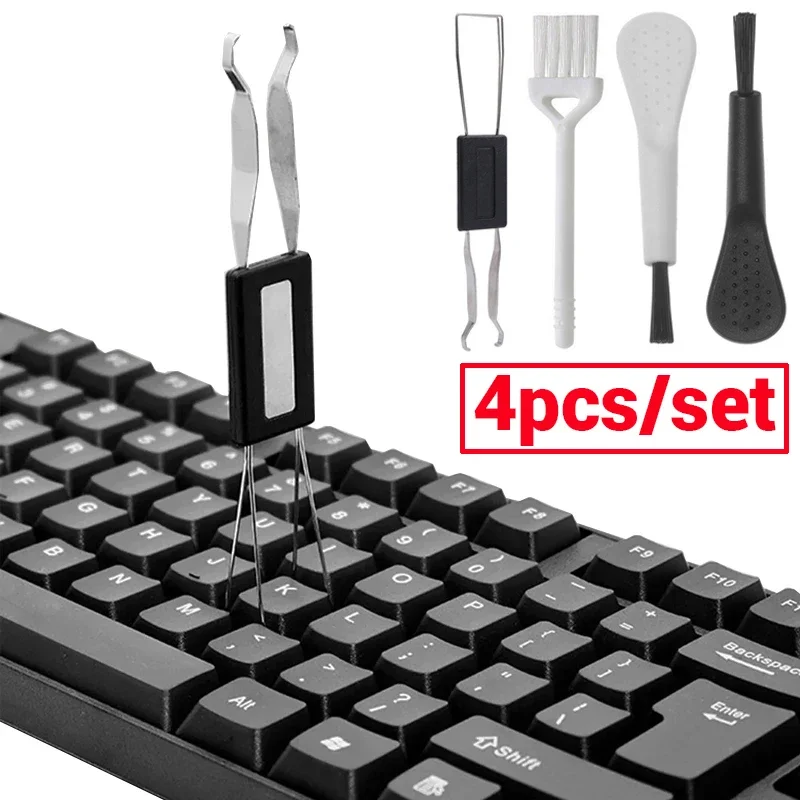 Puller & Cleaner Mechanical Keyboard Key Cap Puller Universal Keycap Shaft Remover Key Cap Extractor Replacement Cleaning Tool