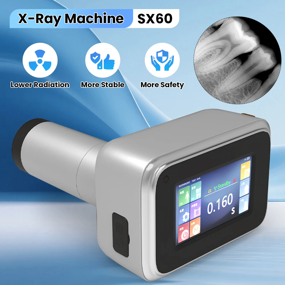 

Портативный ветеринарный рентгеновский аппарат с высокочастотным генератором, комплект датчиков для рентгеновских снимков, камера для получения изображений RVG, сенсорный экран SX60-VET