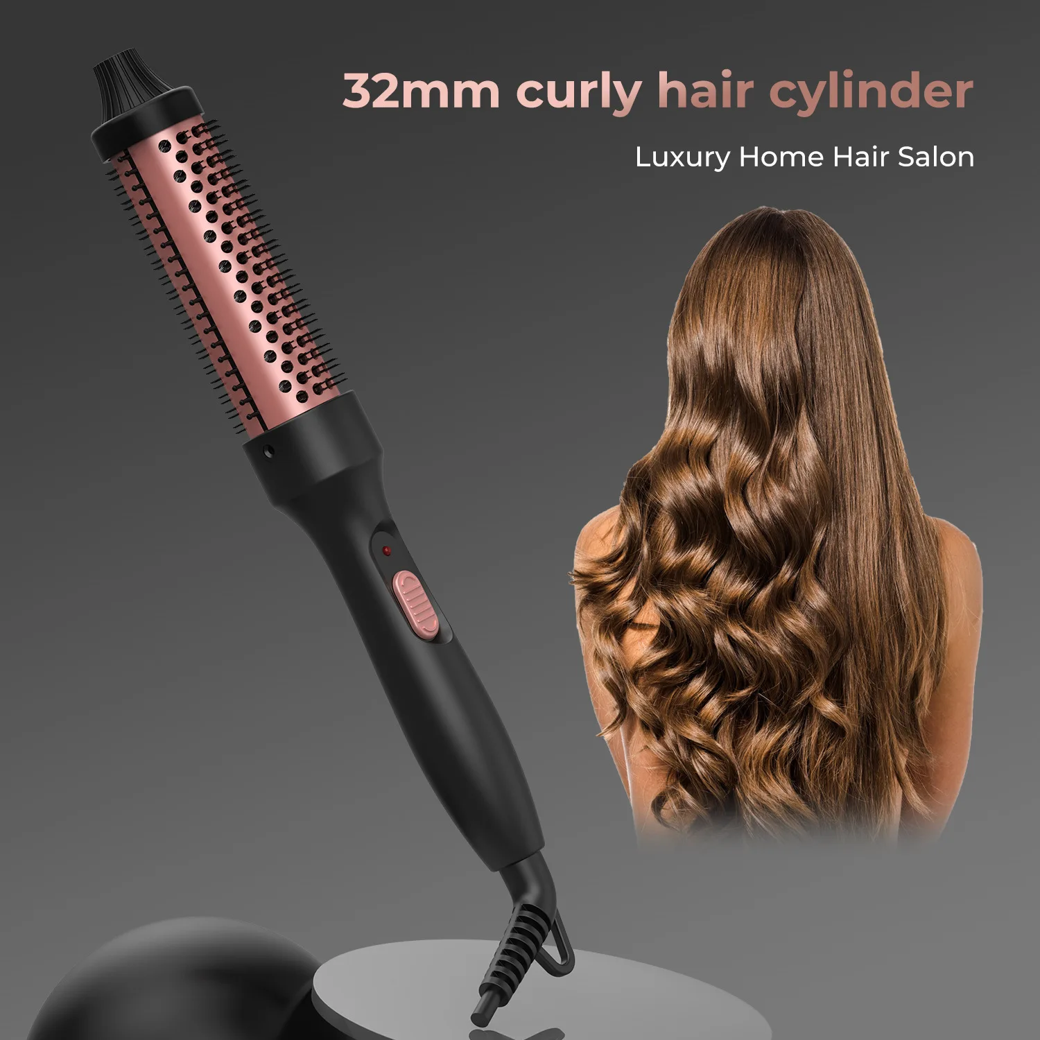 

2 in 1 Hair Curler Straightener Multifunctional Styling Wand for Big Curl Bangs