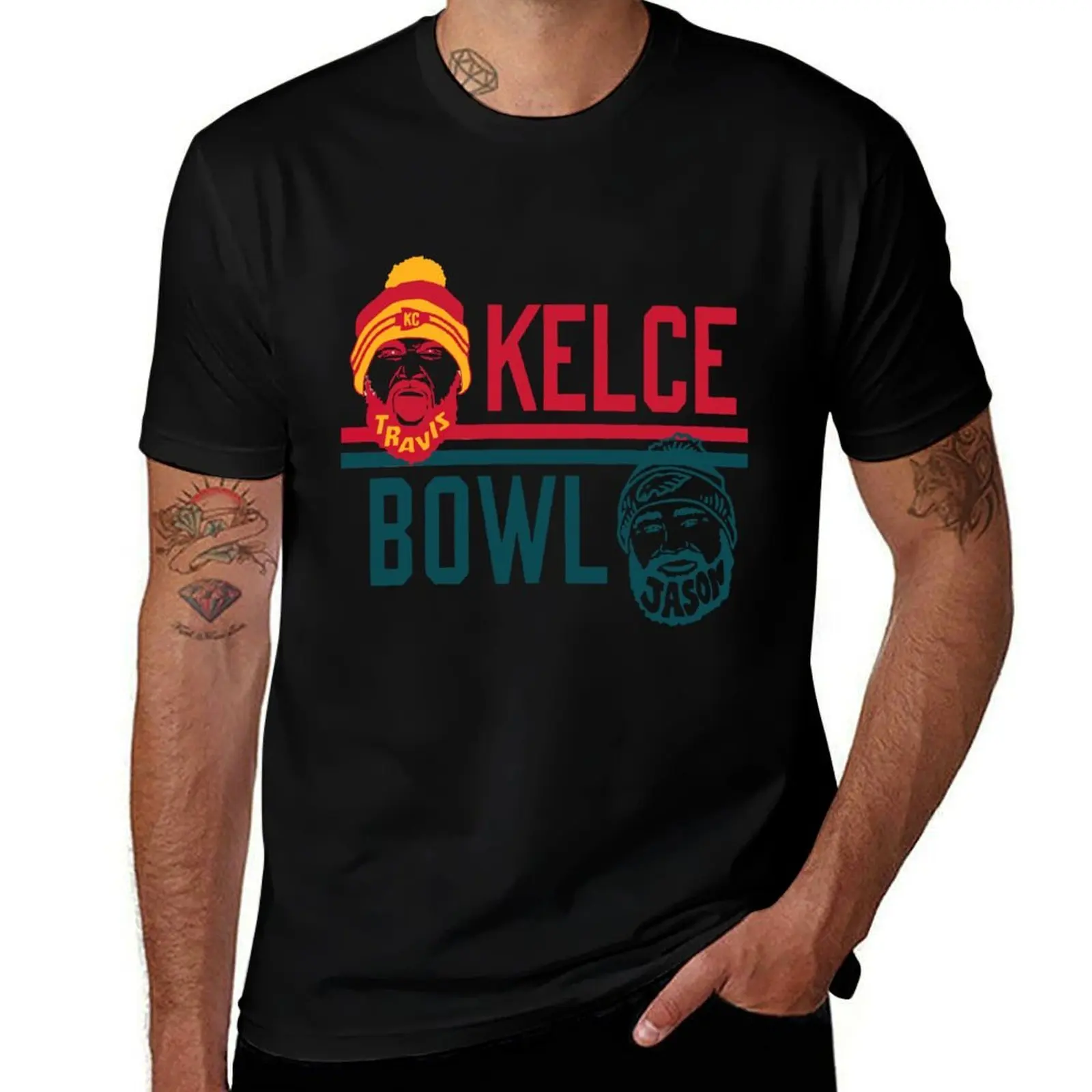 Kelce Bowl T-Shirt t shirt man cotton T-Shirt