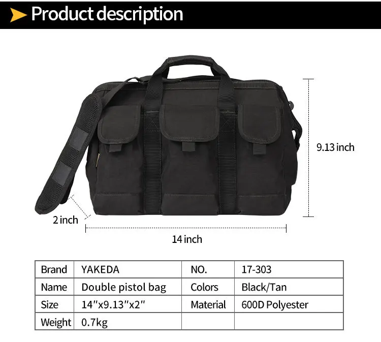 Polyester Multifunctional Portable Dual-layer Tactical Kit for Outdoor Hunting