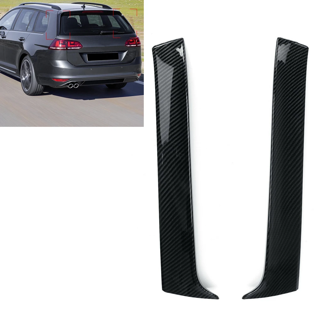 Rear Window Trim Trunk Spoiler Side Wing For Volkswagen VW Golf 7 7.5 MK7 MK7.5 Wagon 2014-2019