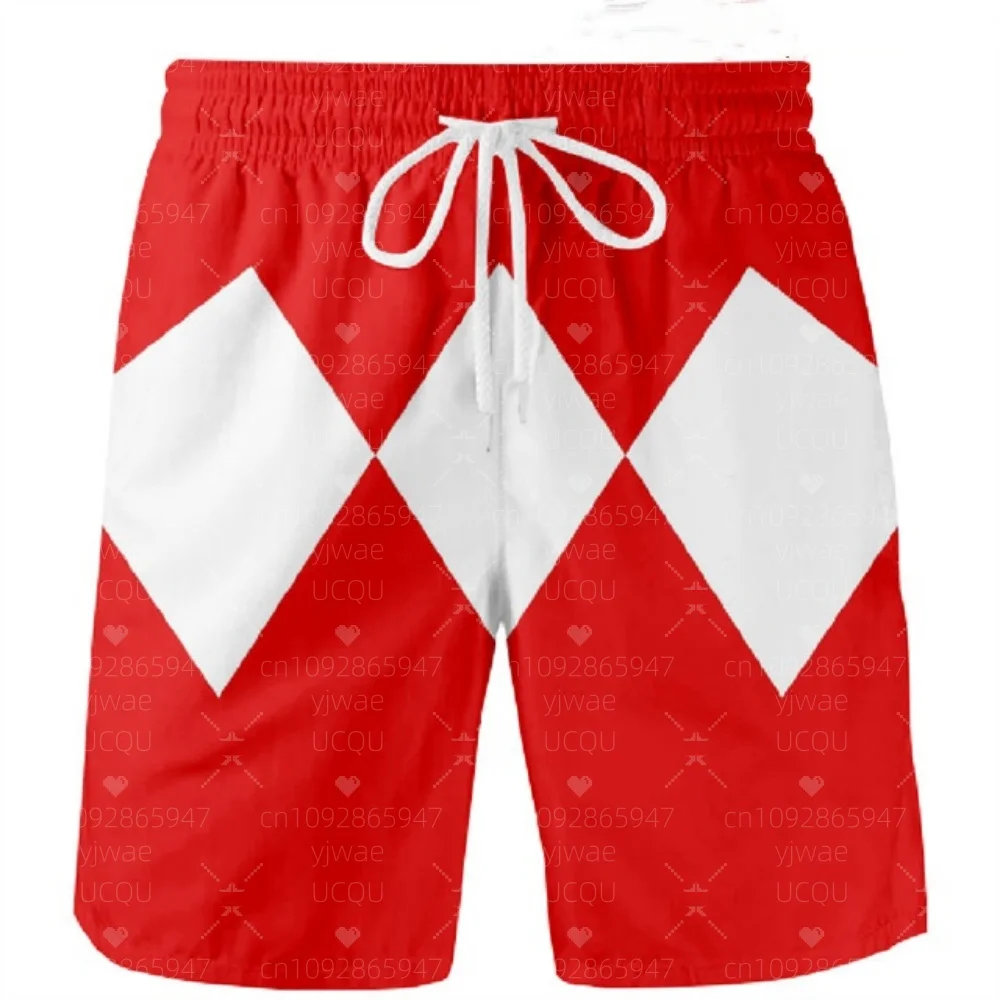 

Mighty Morphin 3D Digital Printing Board Shorts Summer New Quick Dry Beach Swiming Shorts Men Harajuku Short Pants Beach clothes
