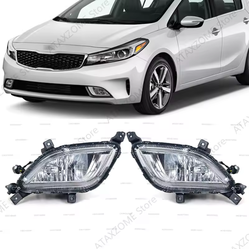 For Kia Forte 2017 2018 Front Bumper Fog Light Driving Lamp Headlight Signal Lights Fog lights 92201-A7500 92202-A7500