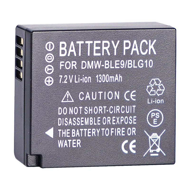 DMW-BLG10 BLG10E Camera Battery 7.2V 1300mAh Rechargeable Battery for Panasonic LUMIX DMC-TZ85 TX1 LX100 GX85 GF6 GX7 ZS110 ZS70 view 3