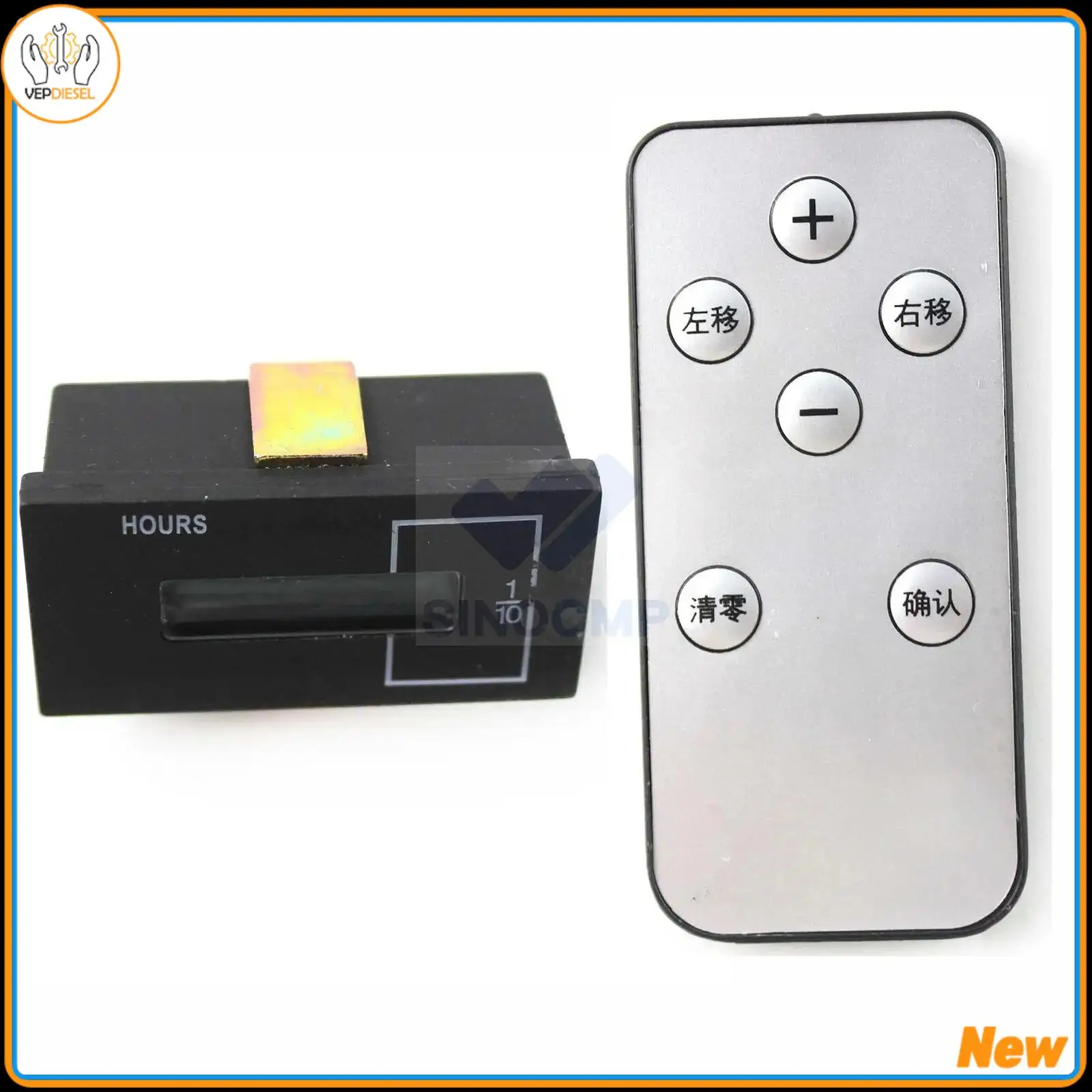 

2528-9040 Timer Hour Meter With Remote Control For Daewoo Doosan DH200LC-V DH220-5 Excavator Replacement Parts warranty