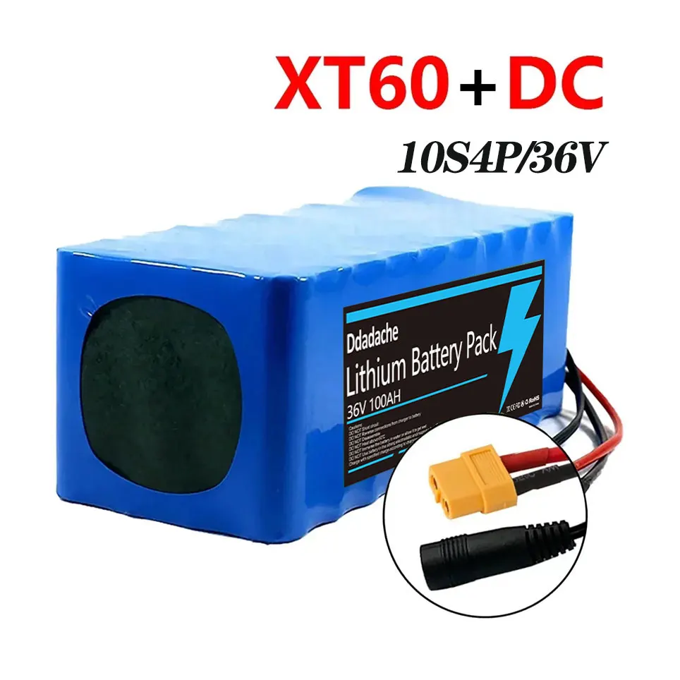 10S4P elektrische scooter 100000 mAh 36 v lithiumbatterij 18650 batterij 36 V 100 Ah elektrische scooter elektrische scooter batterij 36 v