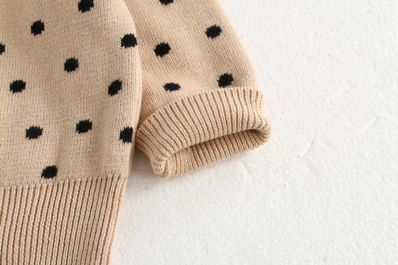 Klassisches Frühlings-Baby-Sweatshirt mit Schulterschnalle, 0–3 Jahre, gestreifter Strickpullover für Kleinkinder, Mädchen und Jungen, lockere Basis, Tops, Pullover – Detail 25
