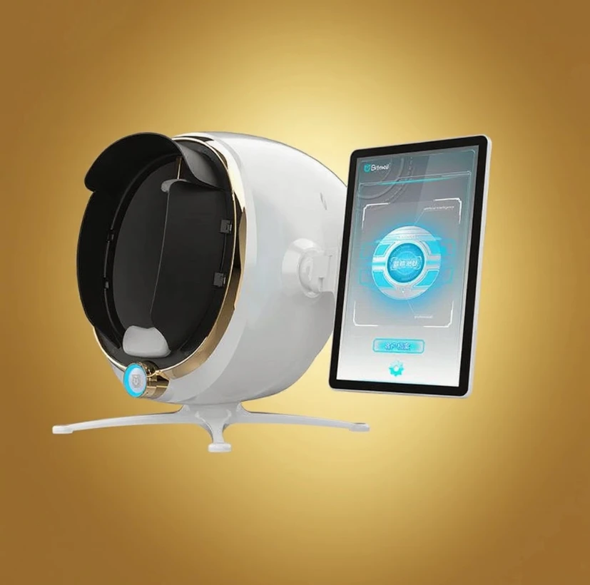 

2025 Лидер продаж, устройство анализатора кожи, профессиональный умный 3D-анализатор кожи, цифровой AI-анализатор волос и кожи лица