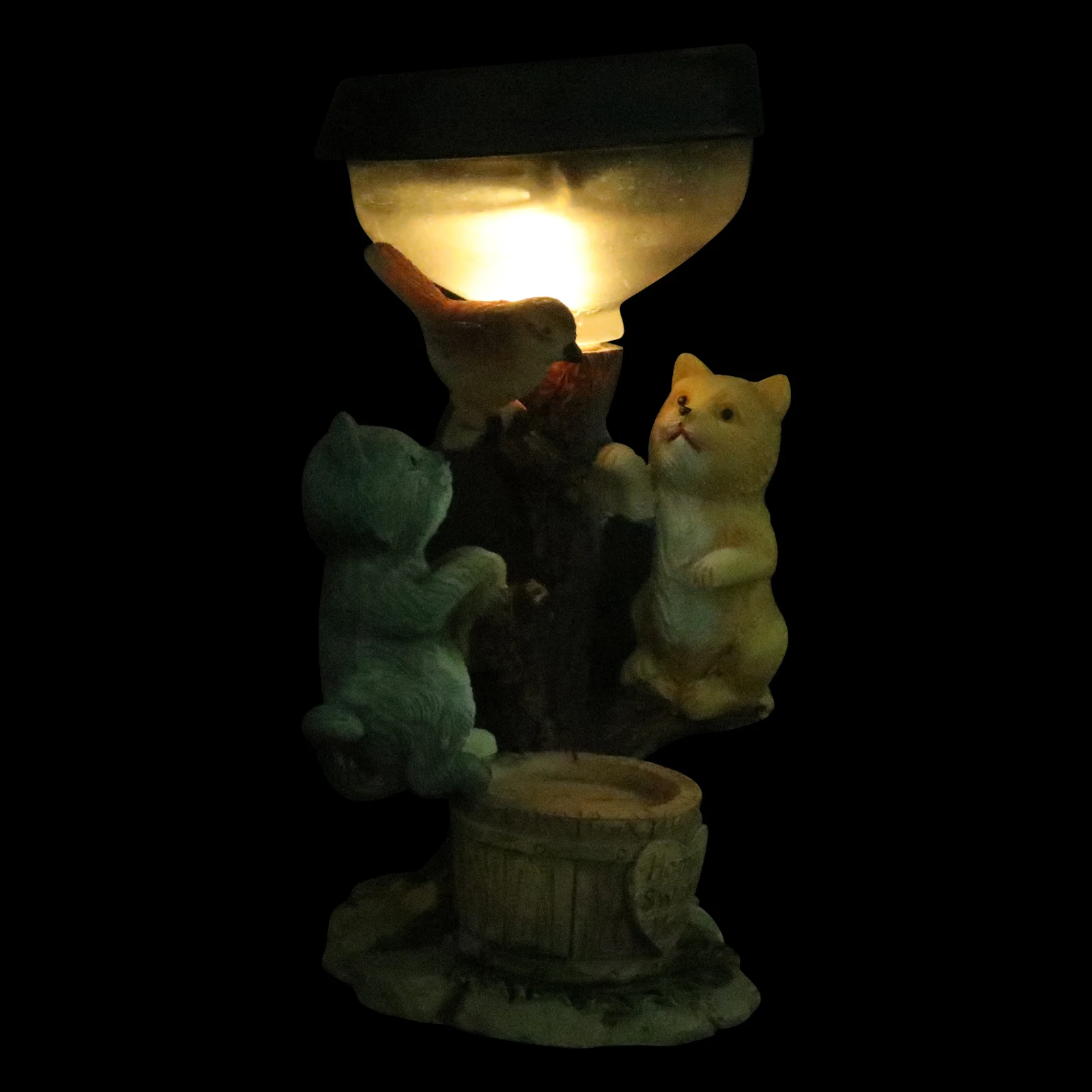 

Solar Light Cat Resin Plastic Outdoor Garden LED Night Light Waterproof Creative Decoration Courtyard Lighting
