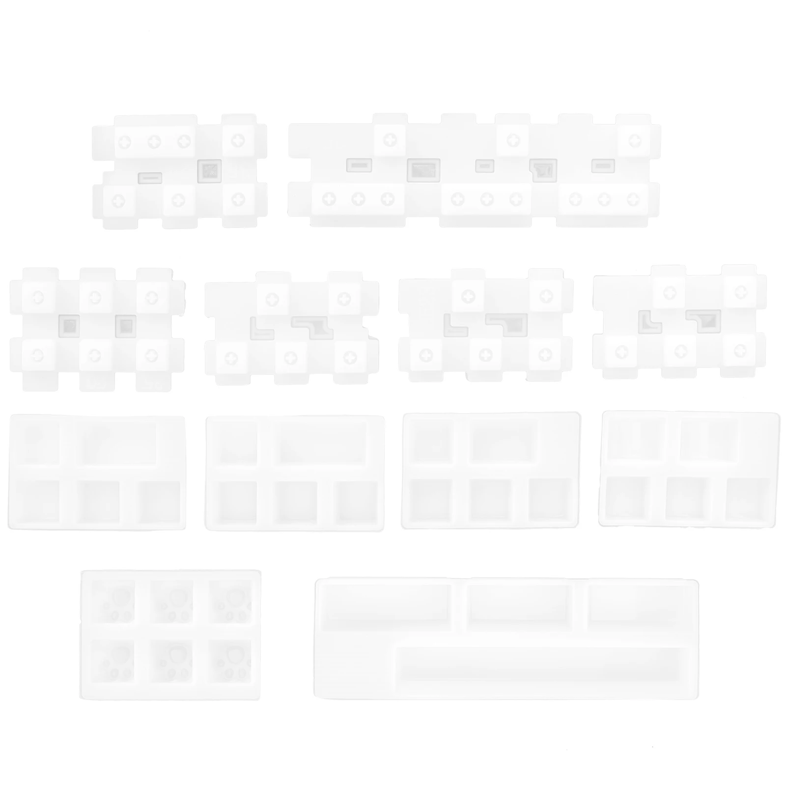 

1 set 1 Set Silicone Keycaps Mold Epoxy Resin Crafts Making Tool Mechanical Keyboard Diy Demoulding Easy Clean Durable Nonstick