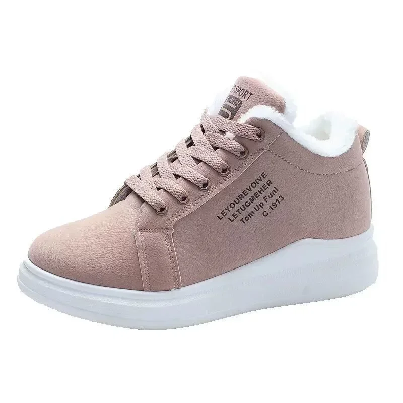 Frauen Schuhe Winter Frauen Schuhe Warme Pelz Plüsch Dame Casual Schuhe Lace Up Plattform Schuhe Mode Turnschuhe Zapatos De Mujer