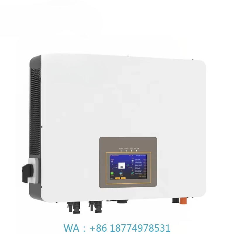 Solar Hybrid Inverter for Home with Touch Screen Dual MPPT Lumentree 48V 6KW Pure Sine Wave