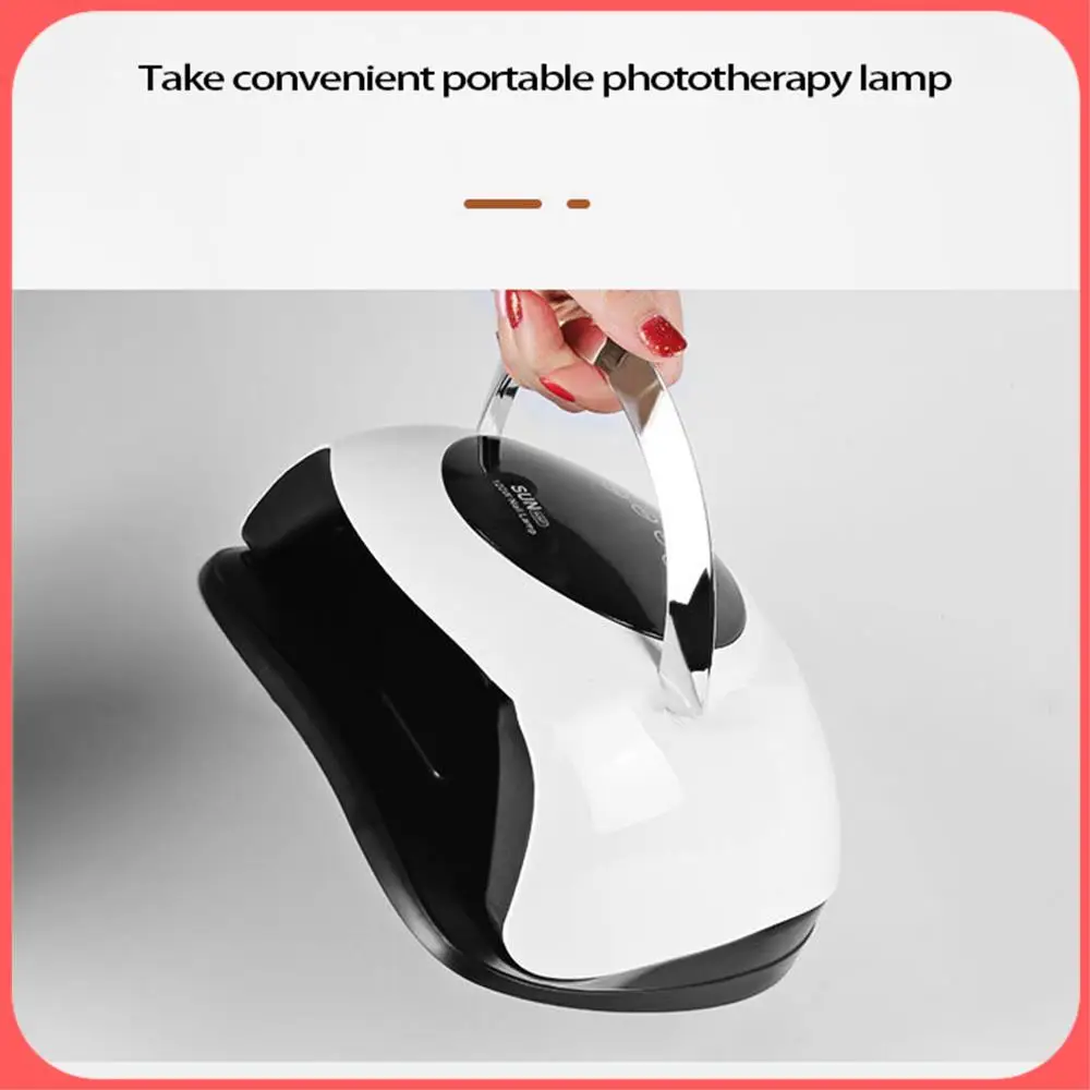 

AA89-120W Nail Dryer, Professional Nail Lamp With 4 Timers With Motion Sensing Manicure Pedicure Salon Tool