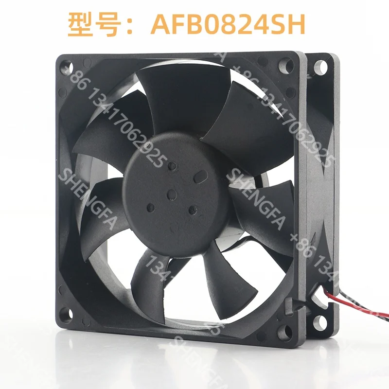 Cooling Fan Delta 5V 12V 48V DC 24V 0.33A 8025 80X80X25MM 8CM Elevator Inverter Ball Chassis Large air Volume AFB0824SH-MM