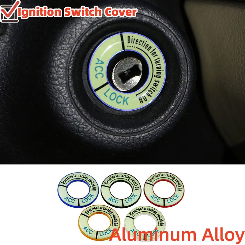 Car Ignition Key Hole Switch Ring Cover Trim Sticker for Peugeot 207 2008 208 307 308 3008 for Citroen C4 Accessories