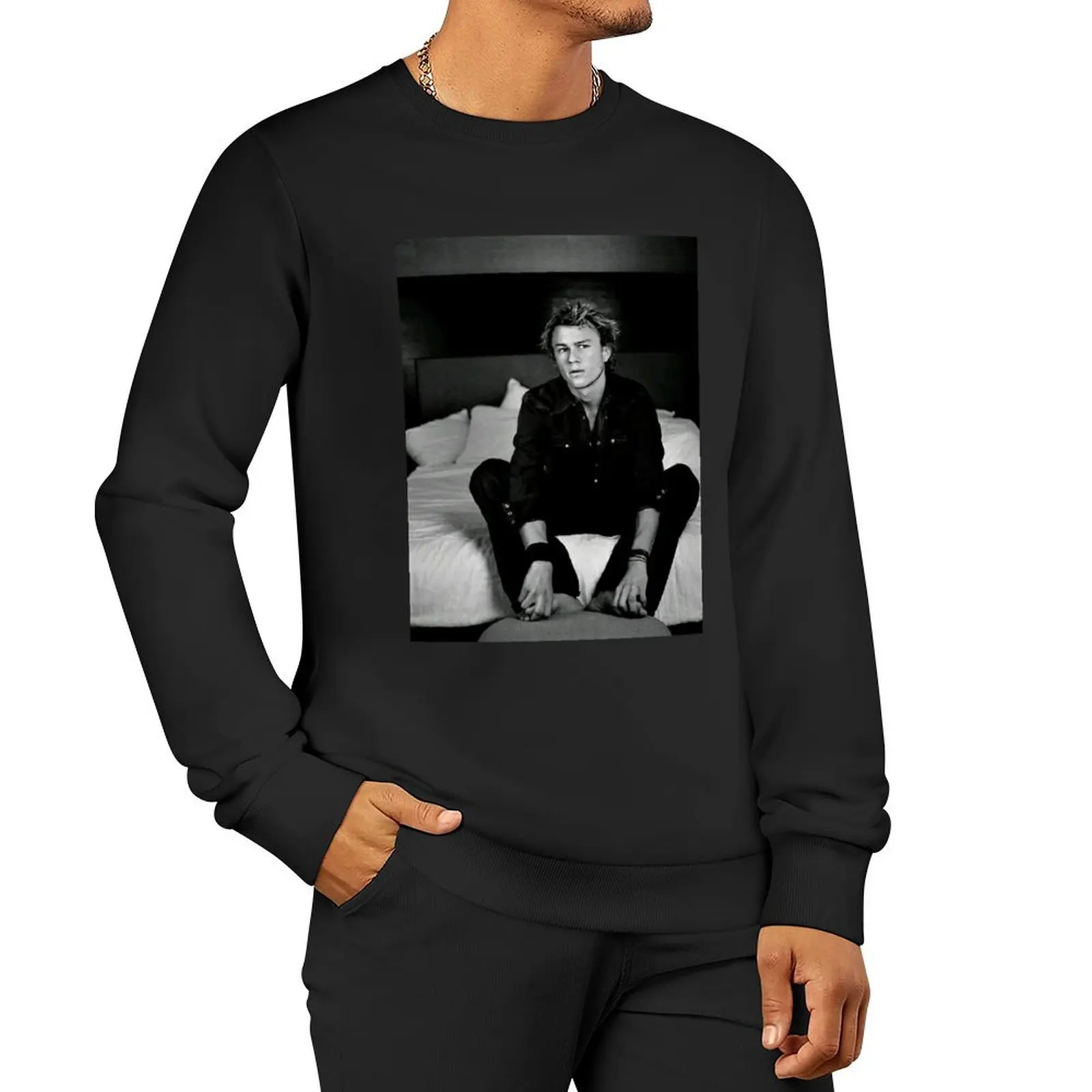 

heath Pullover Hoodie men wear graphic t shirts men korean style clothes sports sweatshirt man