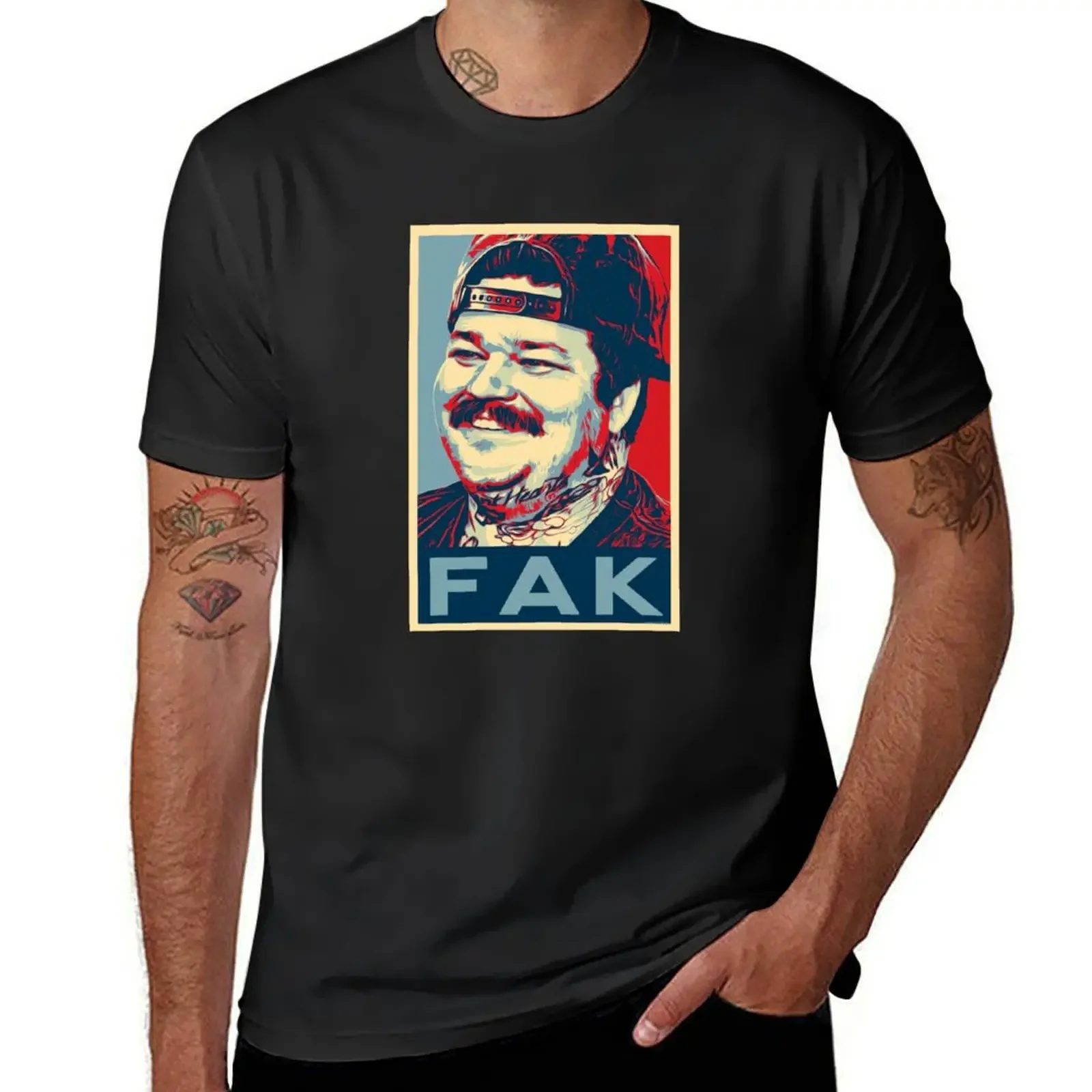 FAK - The Bear by CH3Media футболка, женская одежда, графические футболки с рисунком, футболки для мужчин