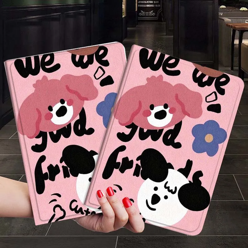 

Чехол с мультяшным узором «Красный розовый щенок» для iPad Air Mini 9,7 2 4 5 11 6 7 7-го поколения 13 3 1 2 4 5 6 7 7,9 10,9 10,5-дюймовый планшет