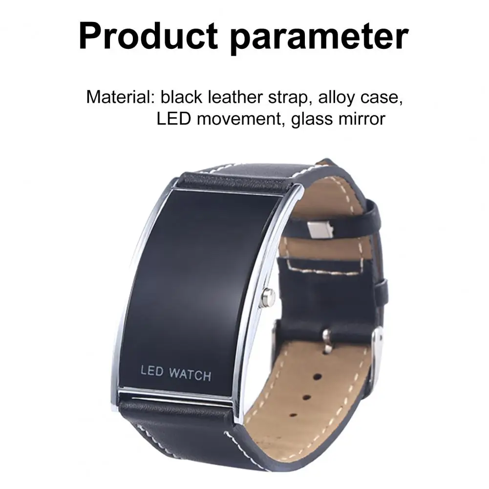 Wholesale & Dropshipping Wristwatch LED Digital Men Date Indicator Rectangle Watch For Dating