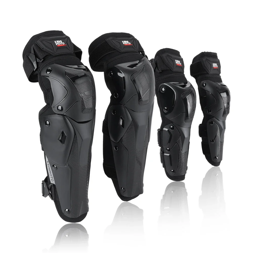 

Knee Elbow Gear 4pcs Set CE Protective Gear Motorcycle Cycling Skateboard Anti-fall Safety Protector Equipment Outdoor Sports