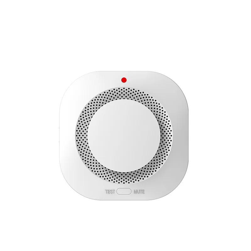 Tuya-Detector de humo inteligente con Wifi para el hogar, alarma de seguridad con Sensor de 90dB, protección contra incendios, Smart Life, Alice