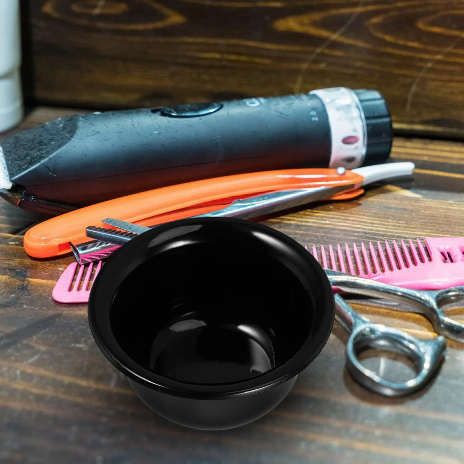 وعاء للرجال، كوب صابون حلاقة بلاستيكي خفيف الوزن، كوب حلاقة قابل لإعادة الاستخدام، ملحقات حلاقة متينة، وعاء إنشاء رغوي #4