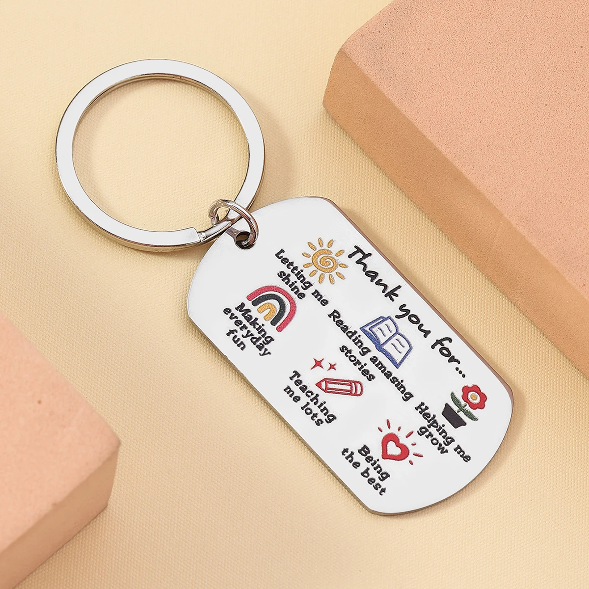 1Pc  Teacher Appreciation Thank You Gifts for Teacher, Best Teacher Keychain , Teacher Birthday Graduation Gift from Students