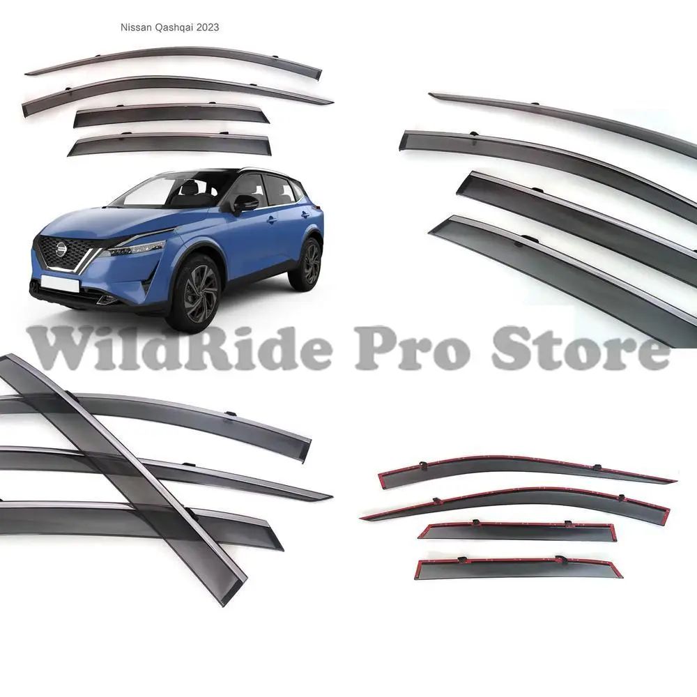 

1 комплект, специальный 2023 Nissan Qashqai, защита от дождя, оконный козырек, утолщенный литой дефлектор от дождя