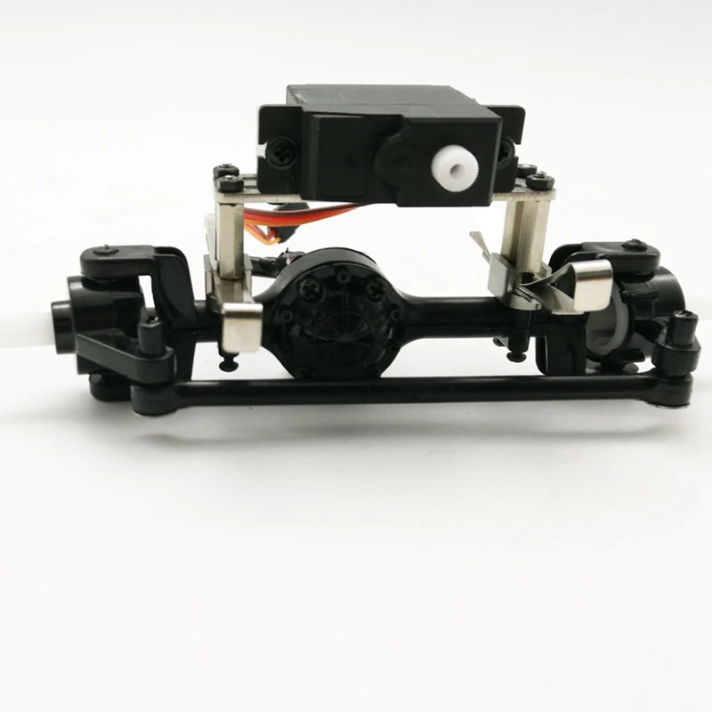 ABLJMetal Kit staffa di montaggio fissa servo per WPL B14 B16 B36 C24 C34 1/16 RC Truck Car Parti di aggiornamento Accessori, Nero
