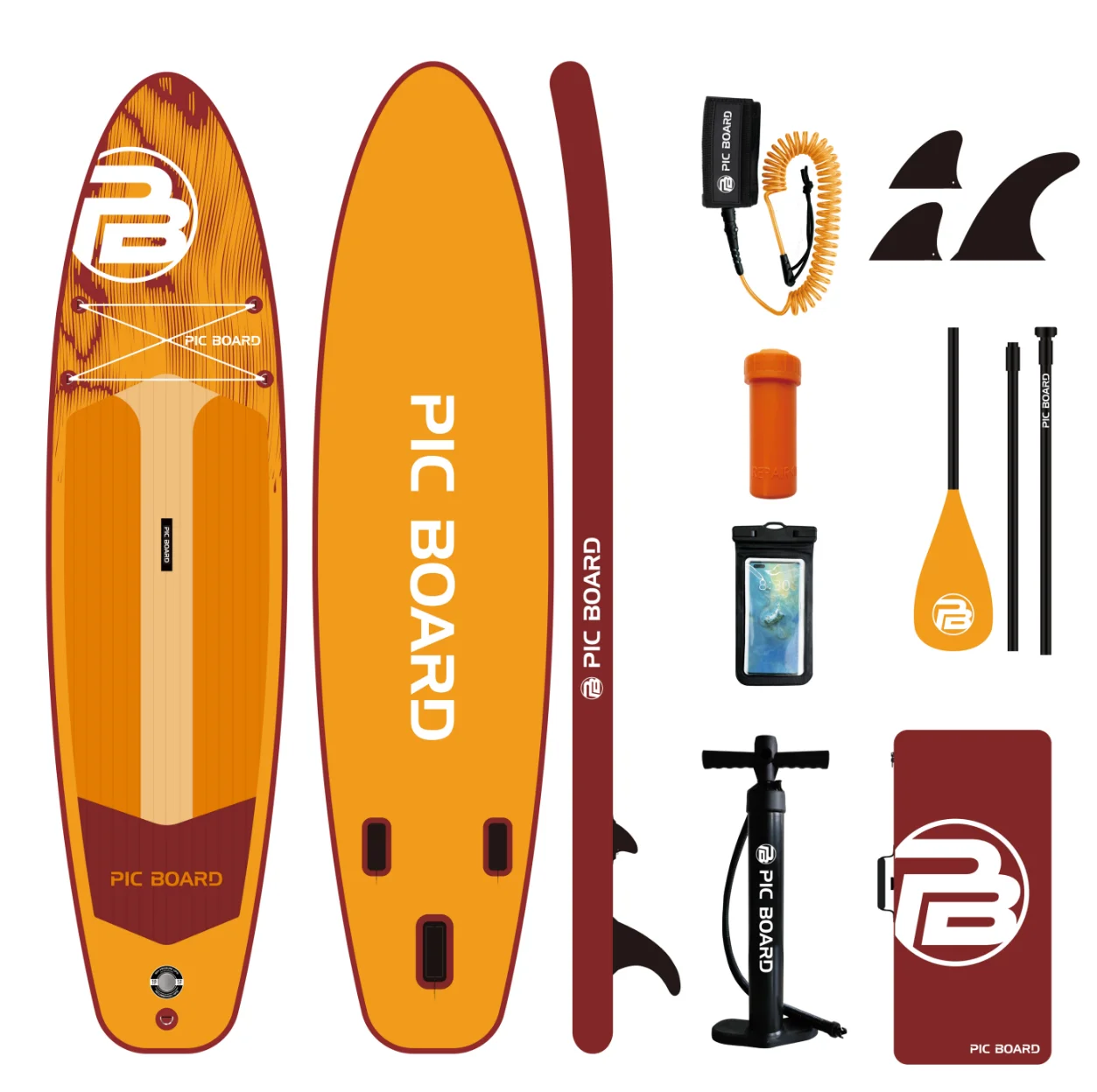 SKATINGER SUP Waterproof Inflatable Paddle Board 11'6"x34"x6