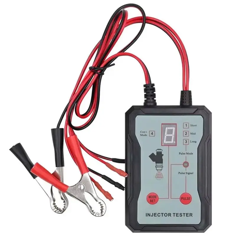 AB02 New Upgraded Fuel Injector Tester Toolsand - Test Two Injectors 8 Pulse Power Drive Modefuel Injector Test