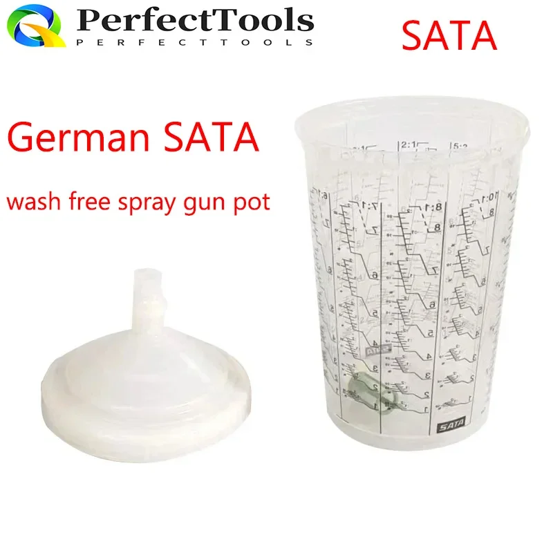 

1pcs Bulk Sale SATA Spray Gun Paint Tank Spray Gun Mixing Cup 900ml Disposable Measuring Cup Type H/O Quick Cup