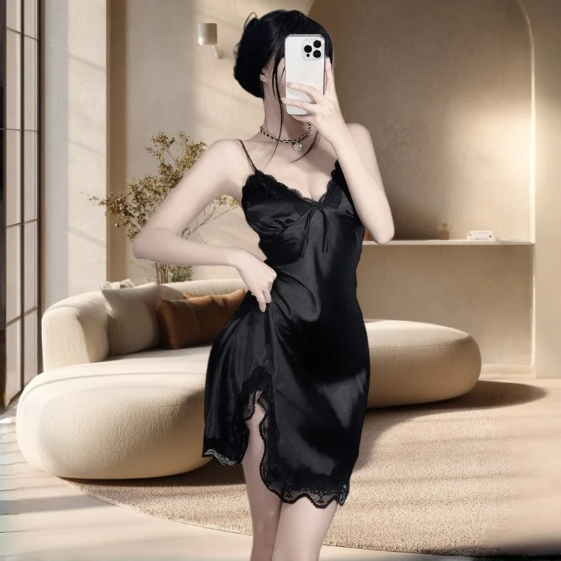 Женская сексуальная ночная рубашка для флирта, комплект нижнего белья для ролевых игр и искушения, один размер, подарок на день рождения