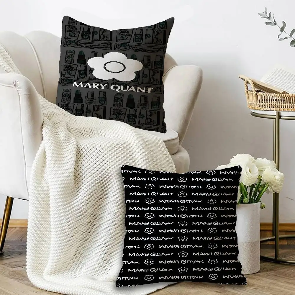 Fashion M-Mary-Q-Quant Pillow Gift Home Office Decoration Bedroom Sofa Car Cushion Cover case 45x45