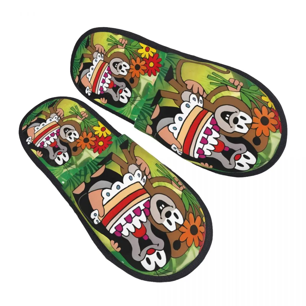 

Custom The Little Mole Guest Slippers for Hotel Women Cute Cartoon House Slipper