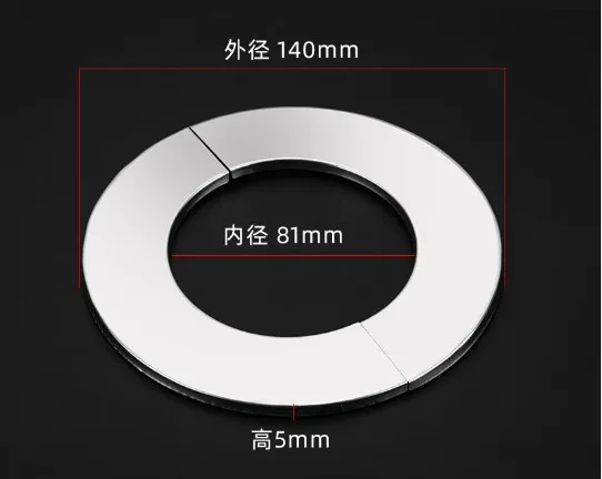 Stainless Steel Decorative Cover Faucet Pipe Gas Water Heater Cover Shower Cover Gas Kettle Extractors Gas Wall Boiler Extractor