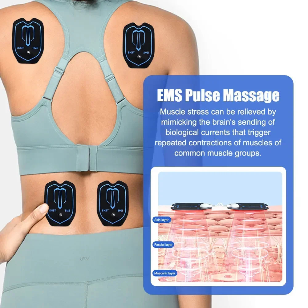 Electrode ​Pads Conductive Gel Physiotherapy Tens Therapeutic Pulse Pressure Electrical Compex Muscle Stimulator Massage Patches