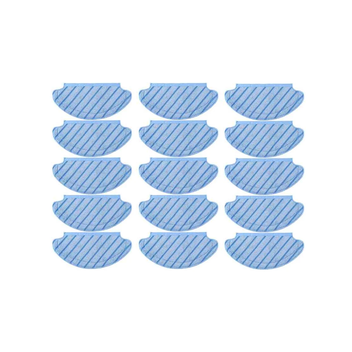 15Pcs Microfiber Mopping Pads for Ecovacs Deebot Ozmo 920 950 T8MAX N8Pro AIVI Vacuum Cleaner Washable Mopping Cloth