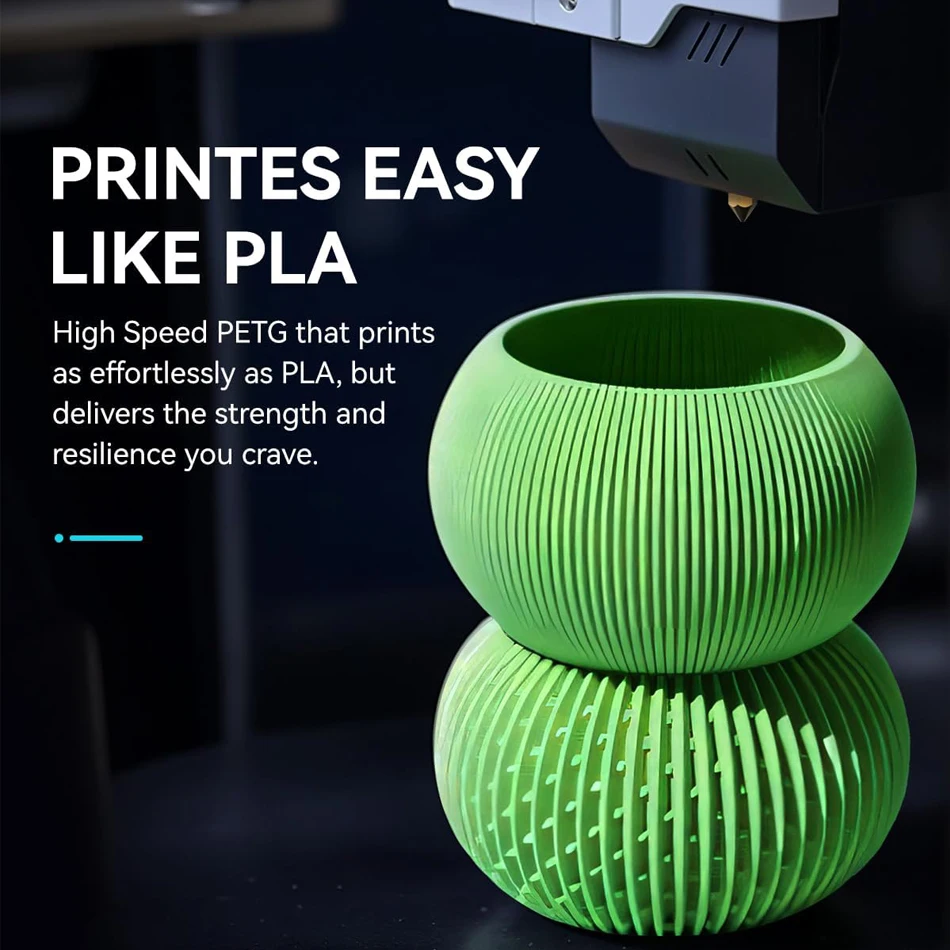 Żyłka PETG JAYO 1.75mm do drukarek 3D, szybka, matowa, o wysokiej przepustowości, pasuje do większości drukarek FDM.