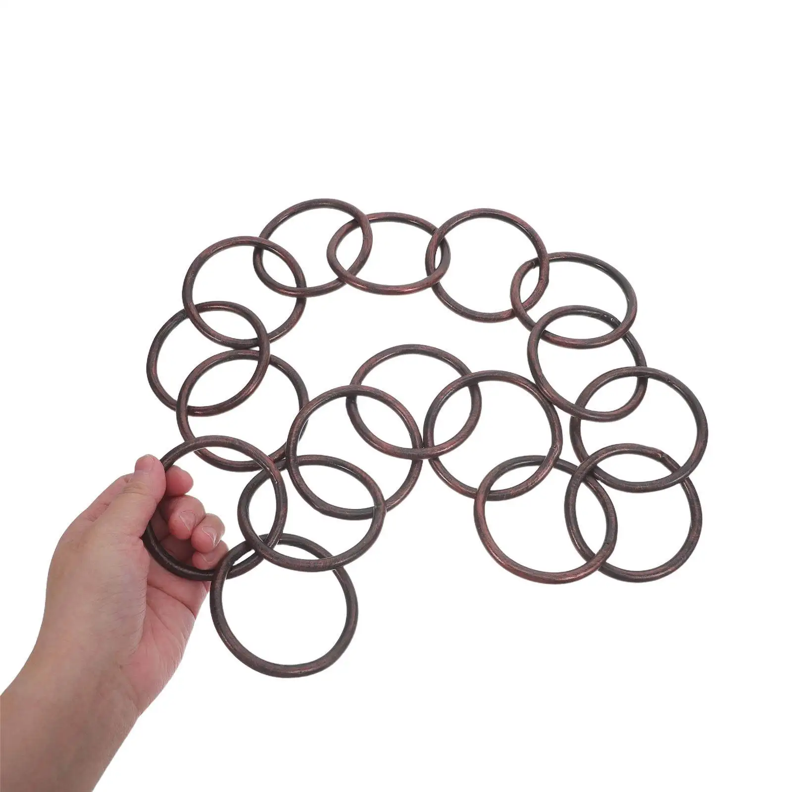 Rain Chain for Gutters Aluminum Decorative Garden Drainage Link Outdoor Pavilion Patio Porch Heavy Duty Metal Hanging Rain Chain